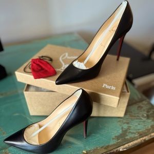 Christian Louboutins - Kate 100mm. Size 7 / 37.5